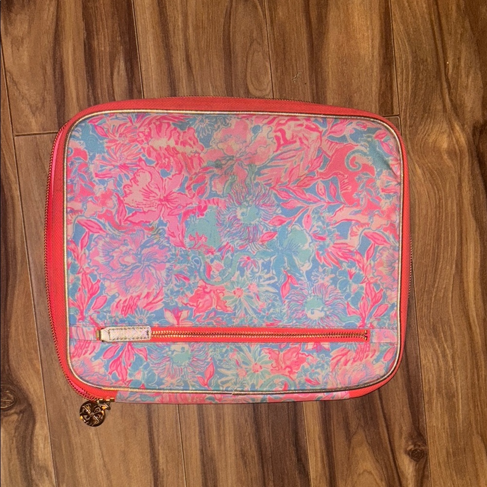 Lilly Pulitzer Floral Pink and Blue Tablet Case - Picture 3 of 3